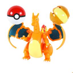 Pokemon Pokeball Figura, Pikachu, Charizard, Venusaur, Blastoise, Mewtwo, Gyarados, Solgaleo, Lunala, Eevee, Poke Ball, Presente Toy - Image 4