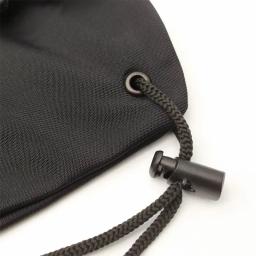 Novo saco protetor de capacete preto de pelúcia cordão bolso capa protetor saco 47x42cm - Image 5