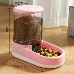 Alimentador Pet automático e bebedouro, combinação de grande capacidade, gato e cão, 4L, balde de armazenamento de grãos, fornecedor - Image 6