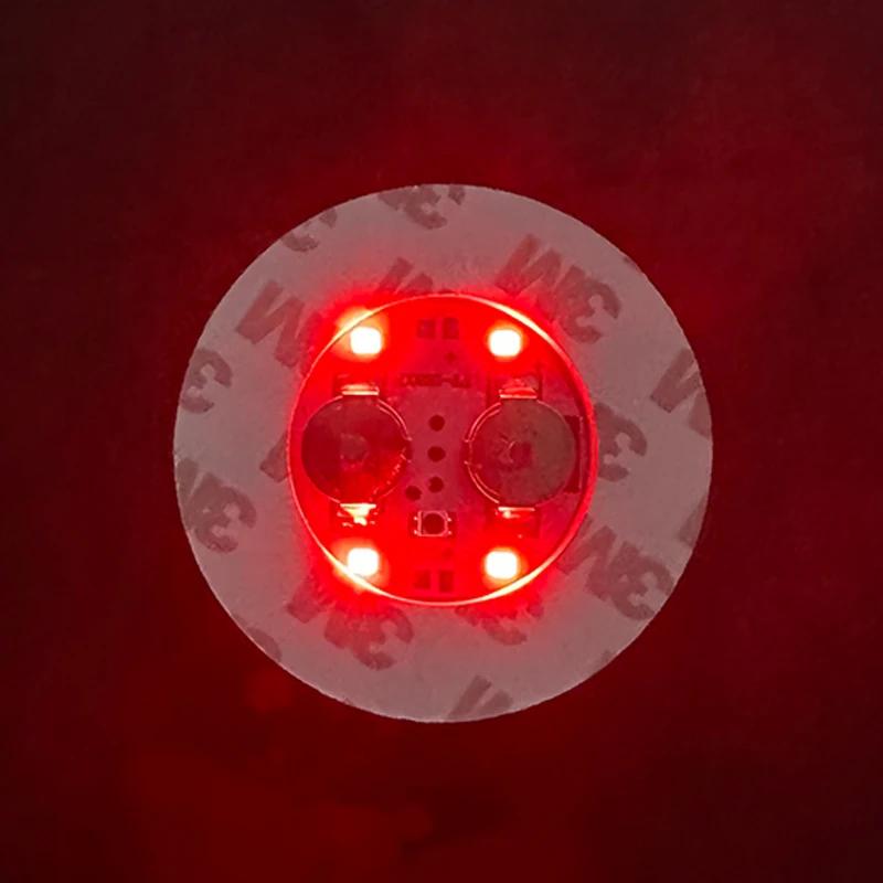 LED Light Up Coasters Adesivo, Atmosfera Adereços, Garrafa de vinho Adesivos Luzes, Boate Light, Festa da Cerveja, Glow Glass Coaster - Image 1