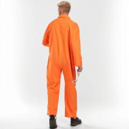 Macacão de manga comprida com carta impressa para adultos e crianças, roupa cosplay unisex para role play party - Image 2