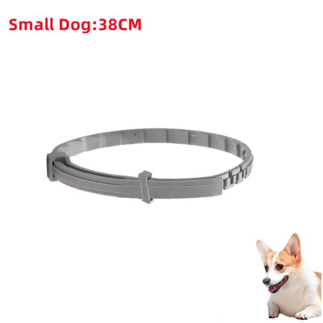 Colar Antipulgas e Carrapatos Personalizado para Cães e Gatos, Extensível e Veterinário, Ideal para Raças Grandes