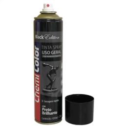 Tinta Spray Preto Brilhante 400ml - Chemicolor - Image 2