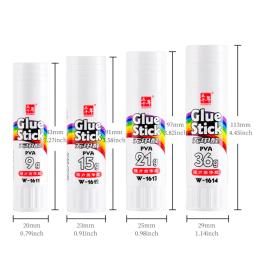 Alta Viscosidade Cola Sólida em Bastão, Livre de Formaldeído, DIY Colagem Lavável, Escritório Aprendizagem Papelaria Suprimentos, 15g, 3-10Pcs - Image 6
