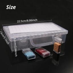 5d diy ferramentas de pintura diamante acessórios caixa armazenamento recipiente diamante bordado acessórios caixa broca recipiente mosaico caso - Image 2