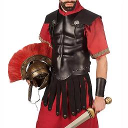 Saia de couro PU medieval Viking Knight para homens e mulheres, armadura gladiador, traje cosplay guerreiro, acessório para festa de Halloween, cinto borla - Image 2