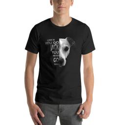 T-shirt Jack terrier para o amante do cão, roupa engraçada e vintage, uma vez que você vai jack você nunca mais volta, para homens - Image 3