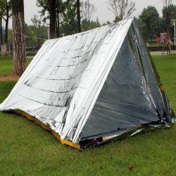Acampamento dobrável barraca de emergência sobrevivência saco de dormir, leve impermeável caminhadas acampamento abrigo para aventura ao ar livre - Image 3