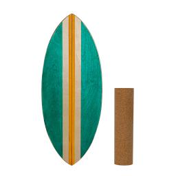 Balance Board com Rolo De Cortiça, Cintura Madeira Desportiva, Prancha De Surf Maple Land - Image 2
