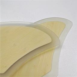 UPSURF-Keel Twin Fins para prancha de surf, Bamboo Fiber Fins, Twin Fins for Fish,Shortboard Fins, Double Tabs - Image 5