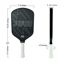 Superfície De Carbono Pickleball Paddle, Alto Grit e Spin, Melhor Poder Sweet Spot, Raw Fibra De Carbono Paddle, USAPA Compatível, T700 - Image 6