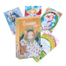 As Chubby Cartas De Tarô, Jogo De Adivinhação, Cartas De Leitura, Ferramentas De Adivinhação, Original, 12x7cm, 79pcs - Image 2