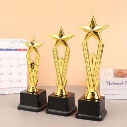 Troféu estrela de plástico para crianças, troféu para competição, recompensa, prêmio, favores de festa, presentes para crianças, 1pc - Image 6