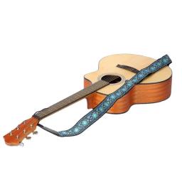 Correia de guitarra multi estilo para guitarra acústica, Correias de impressão coloridas ajustáveis, baixo elétrico - Image 4