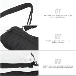 Piccolo bolsa para transportar flauta e estojo, suporte de armazenamento conveniente, instrumento musical, guitarra - Image 5