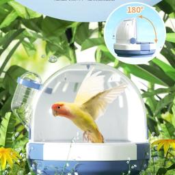 Gaiola de plástico para pequenos animais de estimação, Mala, Viagem para Hamster, Porta-pássaros, Papagaio, Portátil, Outdoor Gear para pequenos animais de estimação, Drop Shipping - Image 5