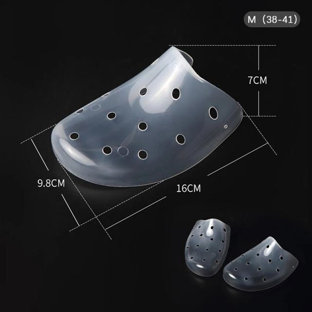 Protetores Anti-Rugas para Sapatos com Suporte Dobrável - Acessórios Universais para Cuidados com Calçados, 1 Par