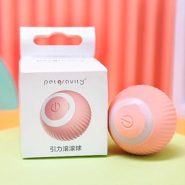 Bola rolante automática inteligente para gatos, brinquedos de gato elétrico interativo para treinamento de gatos, brinquedos de gatinho em movimento, acessórios para animais - Image 1