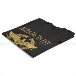 Alea iacta est gola redonda tshirt roma antigo poliéster original t camisa dos homens roupas novo design venda quente - Image 5
