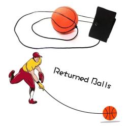 Return Sponge Rubber Hand Ball, Exercícios de Jogo, Saltando, Elástico, Sport On, Nylon String, Crianças, Crianças, Brinquedo ao ar livre - Image 5
