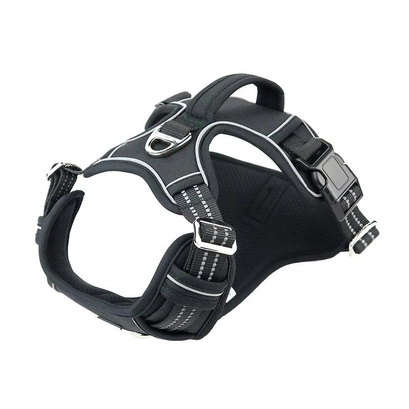 Benepaw-No Pull Dog Harness, No Choke, fácil alça de controle, Reflective Pet Harness, ajustável macio acolchoado colete do cão, 2 Clipes Trela - Image 1