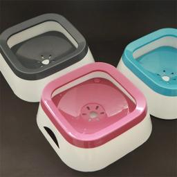 Tigelas de água potável do cão, 1L, 1000ml, boca flutuante não molhante, gato, lento, anti-transbordamento, dispensador de alimentação de água, grande capacidade - Image 2