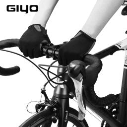 Luvas de ciclismo para homens e mulheres, bicicleta, ginásio, bicicleta, MTB, dedo longo completo, tela de toque - Image 6