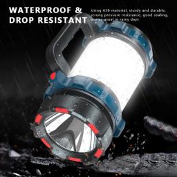 Impermeável LED Camping Lantern, Power Bank, Holofote, Lanterna para Caminhadas, Emergência, Casa, Ao ar livre, Novo, 4800mAh - Image 5