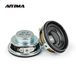 AIYIMA-Alto-falante portátil de áudio, alto-falante de gama completa, alto-falante Bluetooth, DIY, HiFi, 4Ohm, 3W, 1,5 polegadas, 40mm, 2 peças - Image 1