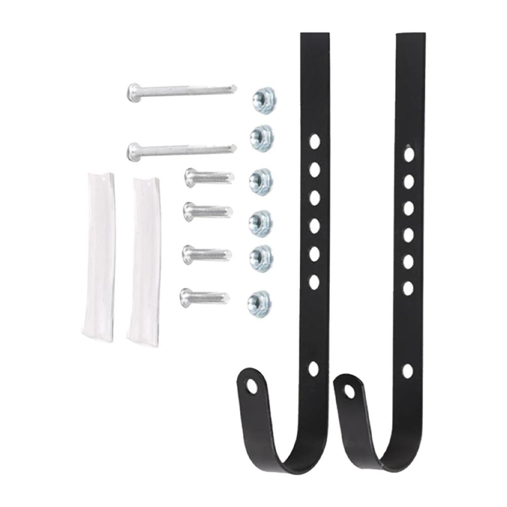 Cesta de bicicleta dobrável de metal ajustável ciclismo dianteiro traseiro fio armazenamento transportadora pendurado rack carga ganchos sacos acessórios - Image 1