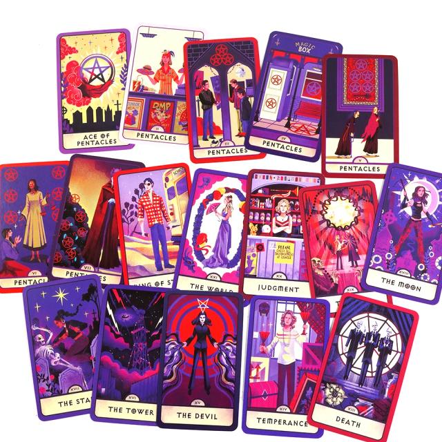 Tarô Buffy the Vampire Slayer: 78 Cartas Ilustradas, Sabedoria de Buffy e Leitura de Fortuna em Formato Compacto 10.3x6cm