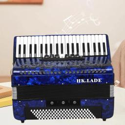 Acordeão Instrumento Musical com Alças, Piano Educativo, Música, Amante, Iniciantes, Adultos, Estudantes, 41 Teclas, 120 Baixo - Image 3