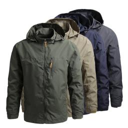 Jaqueta impermeável dos homens Softshell, pesca Windbreaker, escalada casaco, tático caça, caça, caminhadas, roupas de acampamento - Image 4