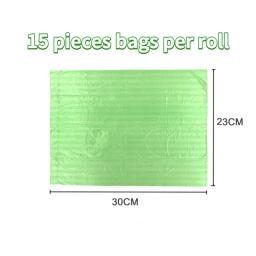 Pet Poop Bags Dispenser, Dog Collector Saco de lixo, Puppy Pooper Scooper, Rolos pequenos, limpeza ao ar livre, suprimentos para animais, 1-15Roll - Image 4