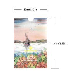 Conjunto de arte artística profissional, 24 cores, pintura em aquarela, kit de arte portátil para estudantes, projetos de arte escolar, papelaria - Image 6