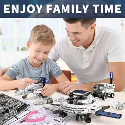 12 em 1 experimento científico robô solar brinquedo diy construção alimentado ferramenta de aprendizagem educação robôs kit de gadgets tecnológicos para criança - Image 2