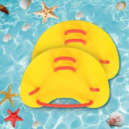 Silicone Luvas De Natação Webbed, Safe Water Sports Paddle, Leve, Portátil, Profissional Auxiliar Ensino Acessórios - Image 2