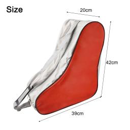 1 pçs portátil patins saco de patinação no gelo grande capacidade à prova dwaterproof água patins saco de armazenamento patins sapatos de patinação saco - Image 6
