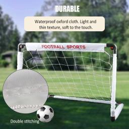 Portable Folding Futebol Goal com Saco, Mini Sport Net, Outdoor Indoors e Esportes, Equipamento de Treinamento de Futebol Juvenil para Crianças - Image 3