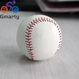 Soft Leather Cork Center Softball, Padrão Branco, Bola Exercício Prática, Base de Treinamento Bolas, Team Games, 9" - Image 6
