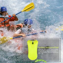 Multifunction nadar flutuador saco de segurança ao ar livre natação bóia com cinto de cintura à prova dwaterproof água pvc lifebelt saco de armazenamento para esportes aquáticos - Image 2