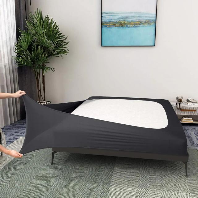 Capa Primaveril Premium para Protetor de Colchão com Envolvimento para Saias de Cama, Alta Qualidade de Hotel e Instalação Fácil para Todos os Tamanhos de Cama