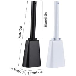 Vaca sino percussão com alça, Cowbell, Noise Makers, instrumento musical, ferro decorações, escola mão sinos, 10 ", pacote 2 - Image 4