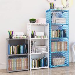 Estante portátil multicamadas, guarda-roupa, cubo, organizador de armazenamento, estante, sala de estar, sala de estudo, armário de armazenamento de quarto - Image 1