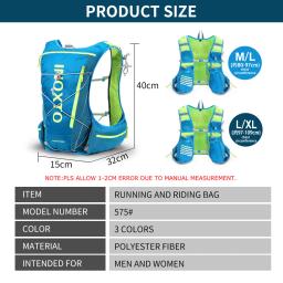 Colete Hidratante Mochila para Corrida, Mochila Hidratante de Ciclismo, Caminhadas Maratona Hidratante, Bolsa de água 1.5L, Garrafa de água 500ml, 8L - Image 2