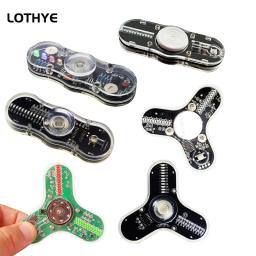 LOTHYE-LED Alto-falante luminoso, Fidget Spinner, Giroscópio, Kit Eletrônico, Fun Soldering Circuit Board, Atmosfera, Giroscópio, DIY - Image 1