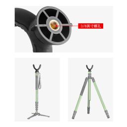 Tripé de tiro profissional V Suporte para jugo Tripés portáteis Rifle Rest 360 °   Gire acessórios para tiro de caça - Image 6