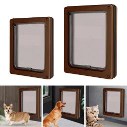 Porta com fechadura magnética para animais de estimação, suprimentos para portão interior, pequeno e médio cão, gato e gatinho, pequeno e médio - Image 3