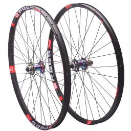 Rujixu mtb bicicleta rodado 26 27.5 29 polegada am ou dh 30mm de largura rim148 boost hub 142 através do eixo 135 qr 6 pawls roda da bicicleta montanha - Image 3