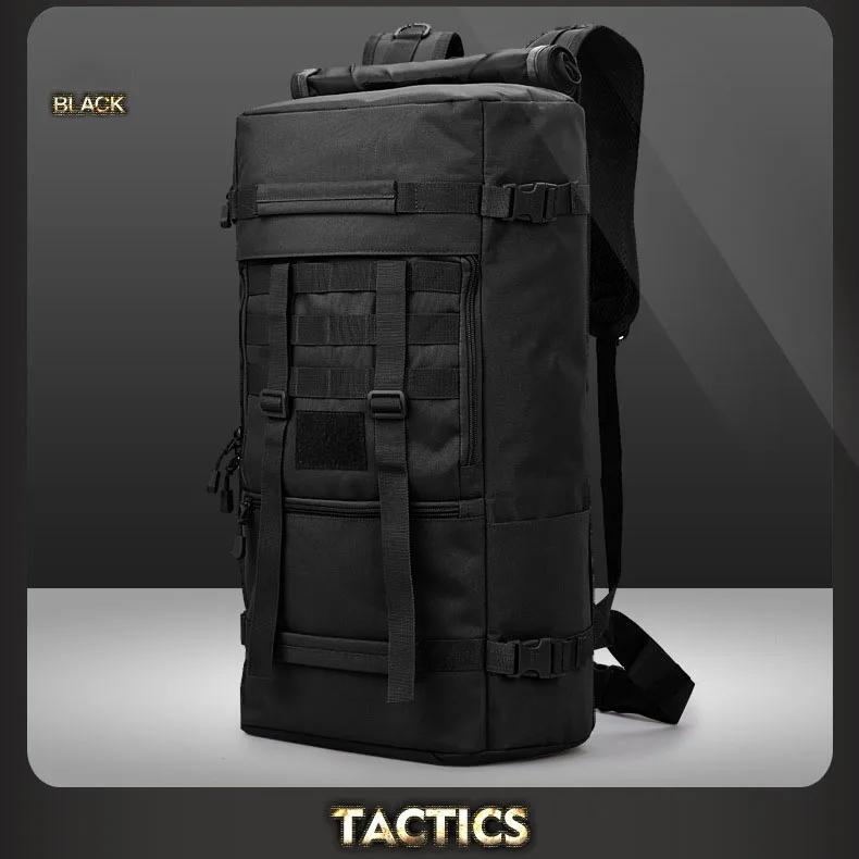 Mochila tática ao ar livre para homens, bolsa de bagagem, mochila de caça multiuso, bolsa de ombro, sacos mensageiro, 50L - Image 1